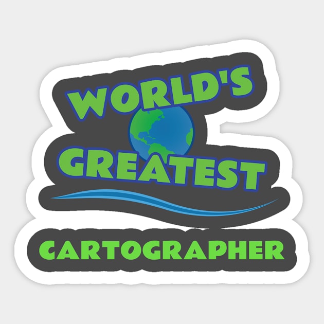 World's Greatest Cartographer Sticker by emojiawesome